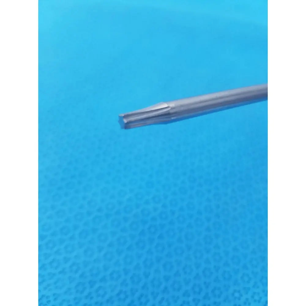 Silver-colored hex screwdriver stainless steel bit for surgical instrument 314.115 4874089 with hexagonal drive tip