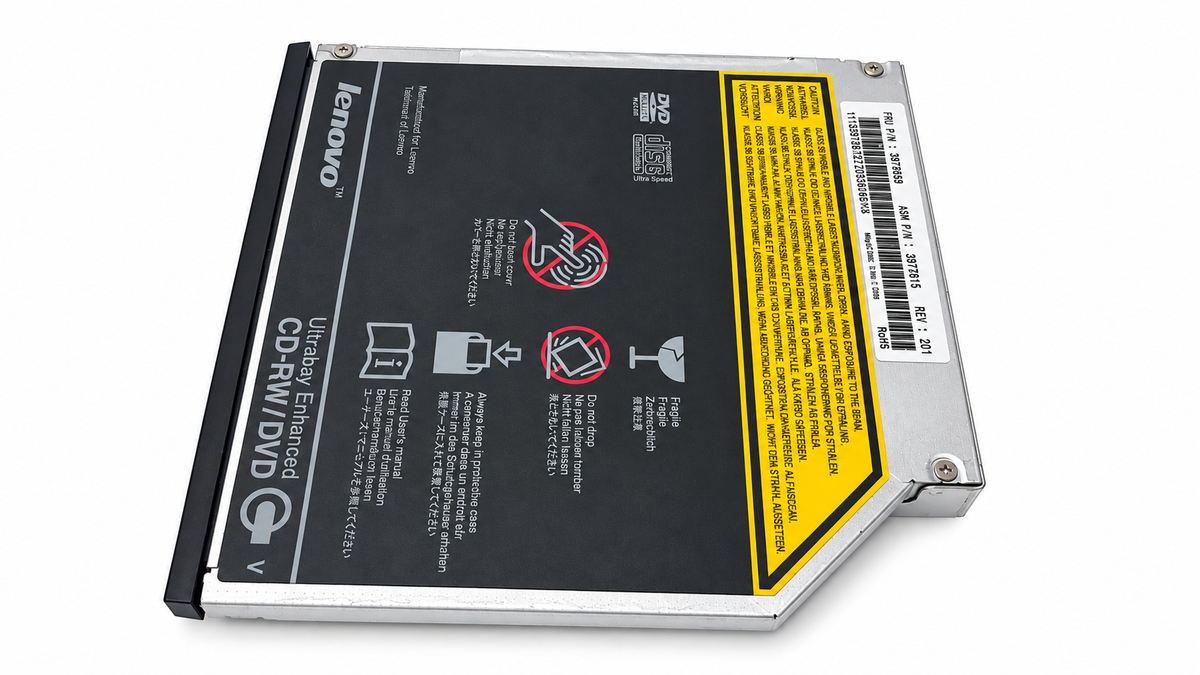Lenovo GCC-T10N Ultrabay Enhanced CD-RW/DVD Drive P/N 39T2669