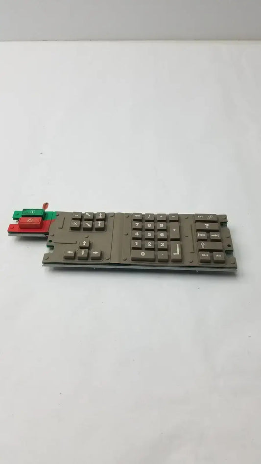Cincinnati 35421222A Rev A, Rev 7B Black Keyboard Industrial Keyboard, second-hand product photo 1