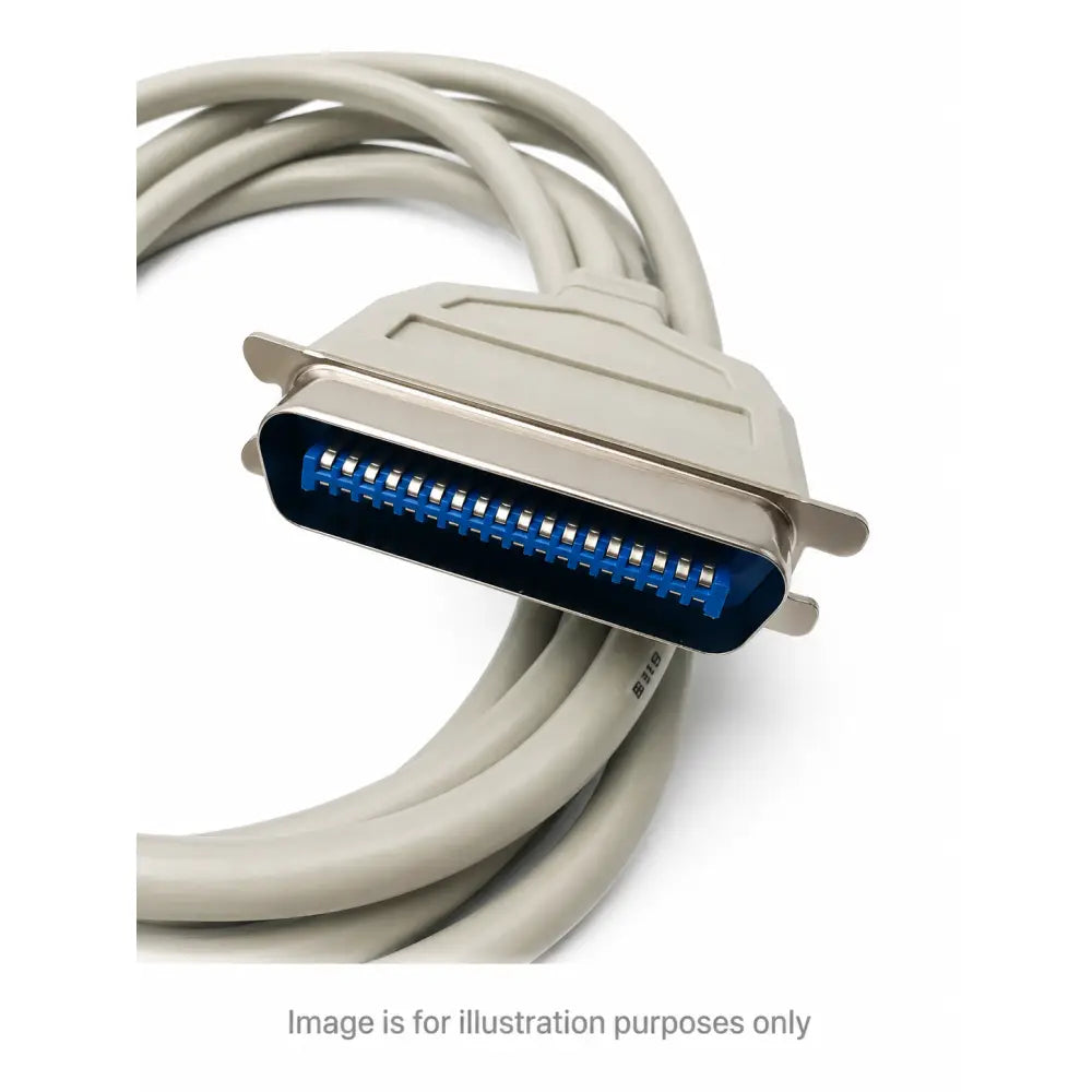 36-Pin Male to 25-Pin Male Parallel Printer Cable - Parallel Printer Cable