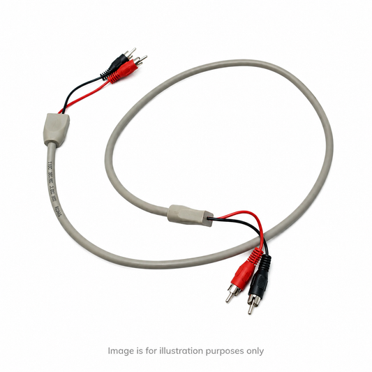 110 BK A8/ RD AS FC044, 2 Sided Black and Red Cable