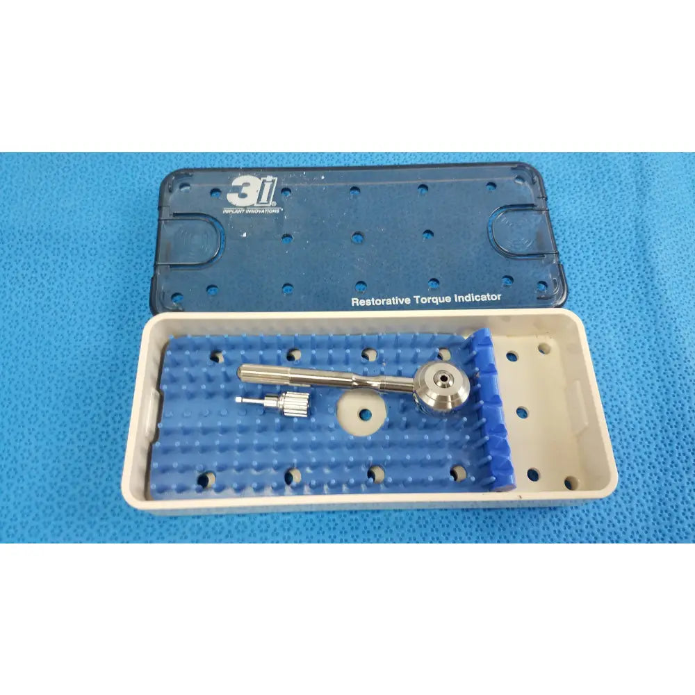 3i Restorative Torque Indicator Dental Kit Wrench With Driver Tip & Sterilization Case - Restorative Torque Indicator