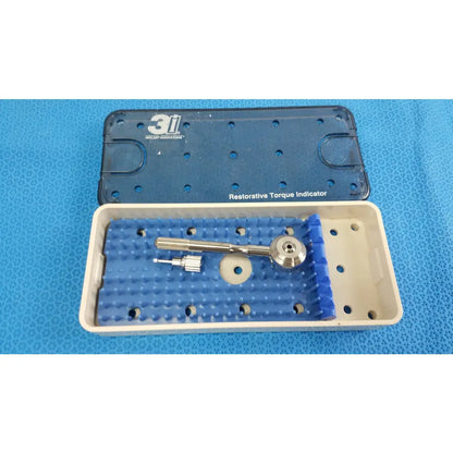 3i Restorative Torque Indicator Dental Kit Wrench With Driver Tip & Sterilization Case - Restorative Torque Indicator