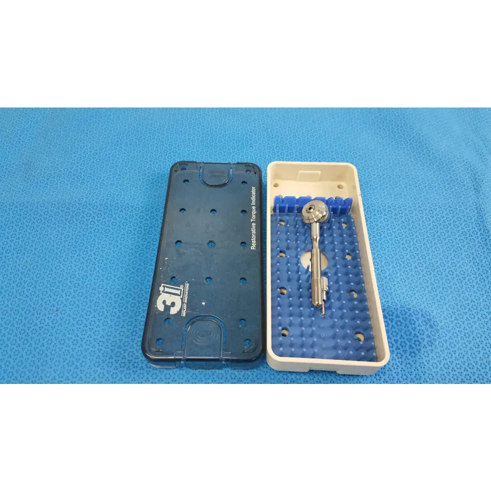 3i Restorative Torque Indicator Dental Kit Wrench With Driver Tip & Sterilization Case - Restorative Torque Indicator