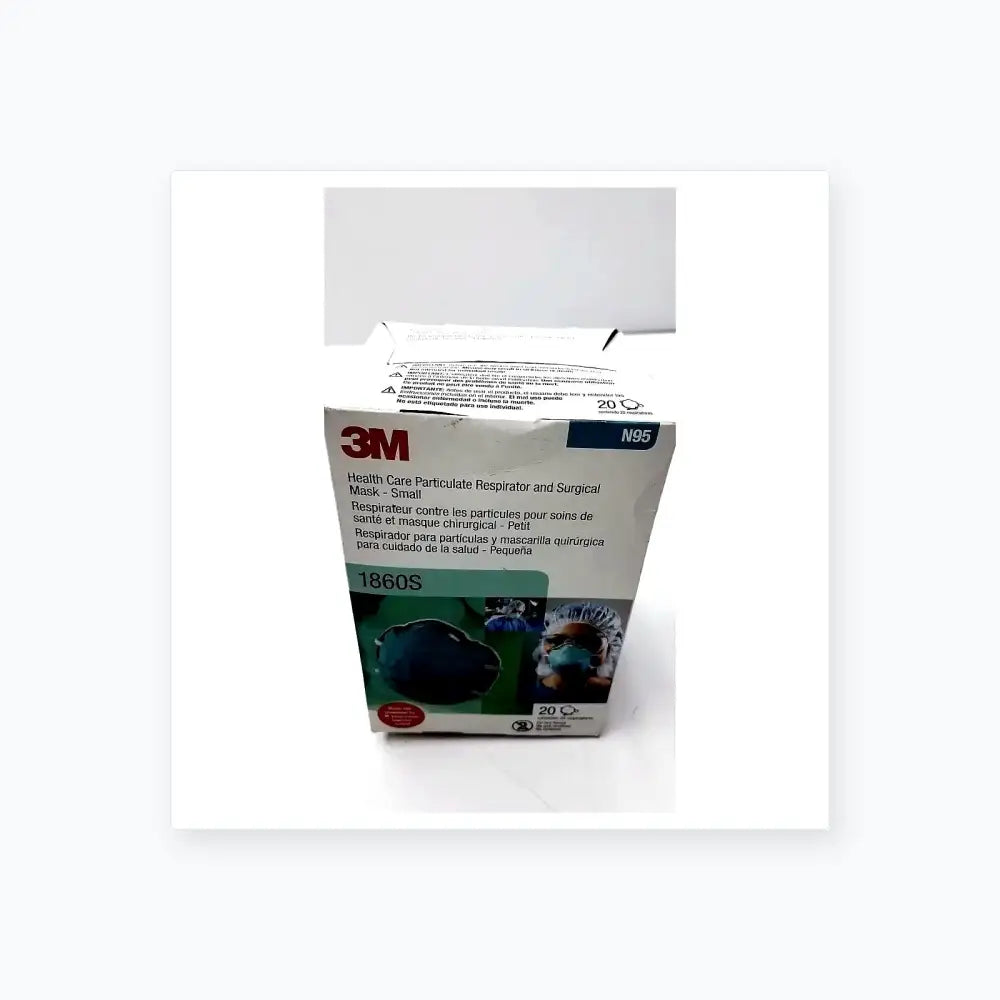 3M 1860S Small Health Care Particulate Respirator and Surgical Mask, Exp 10-2026 Surgical N95 Respirator, second-hand product photo 1