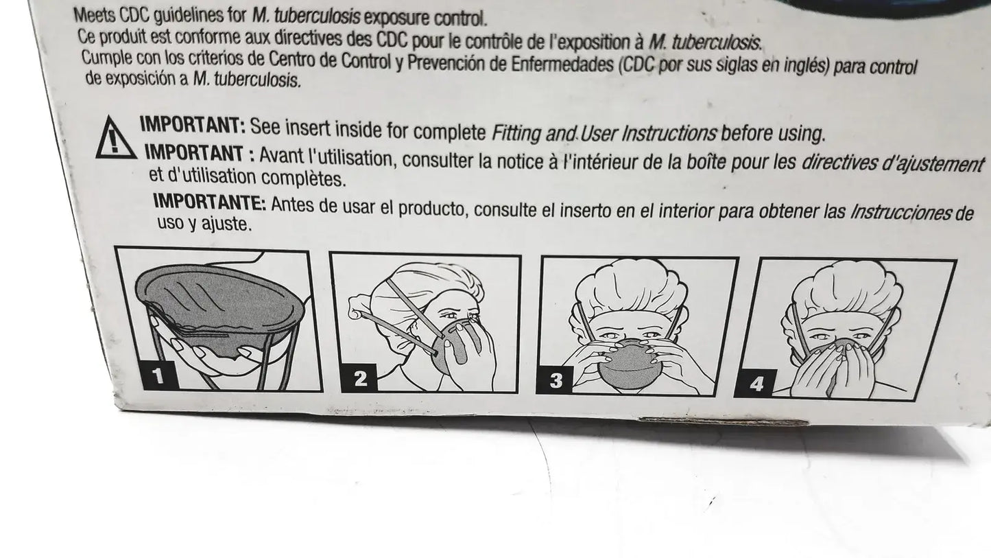 3M 1860S Small Health Care Particulate Respirator and Surgical Mask, Exp 10-2026 Surgical N95 Respirator, second-hand product photo 6