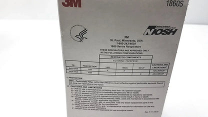 3M 1860S Small Health Care Particulate Respirator and Surgical Mask, Exp 10-2026 Surgical N95 Respirator, new product photo 4