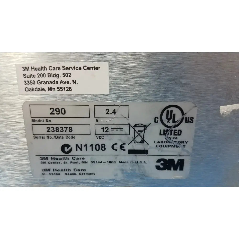 3M 290 Attest Auto-Reader Incubator Incubator with Automatic Reading Function, second-hand product photo 10