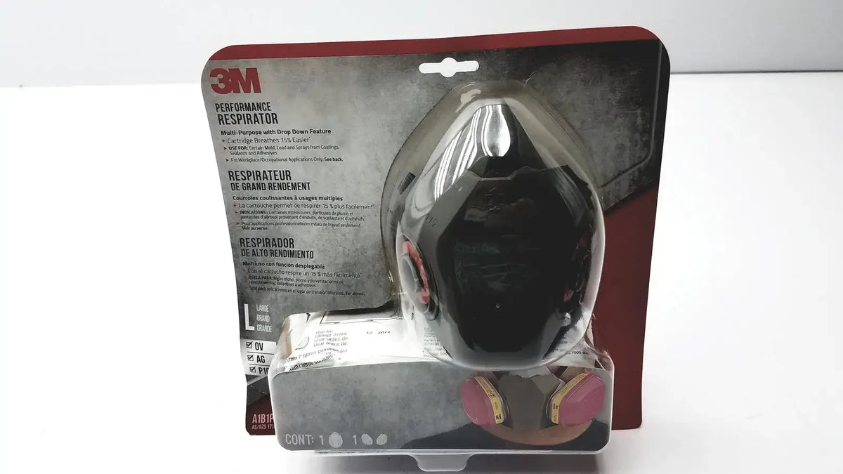 Reuse Medical 3M 60923 Half Mask Respirator Mask Replacement Cartridges, as-is (for parts) product photo 1