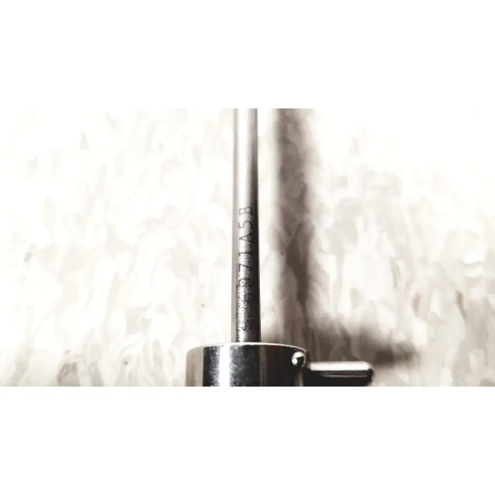 3m 83272 pressure dispensing cannula with rotating stopcocks featuring a sleek polished stainless steel shaft and engraved markings