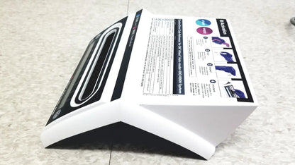 White and black plastic box for nail uv lamp system shown with 3m attest auto-reader 490h incubator reader