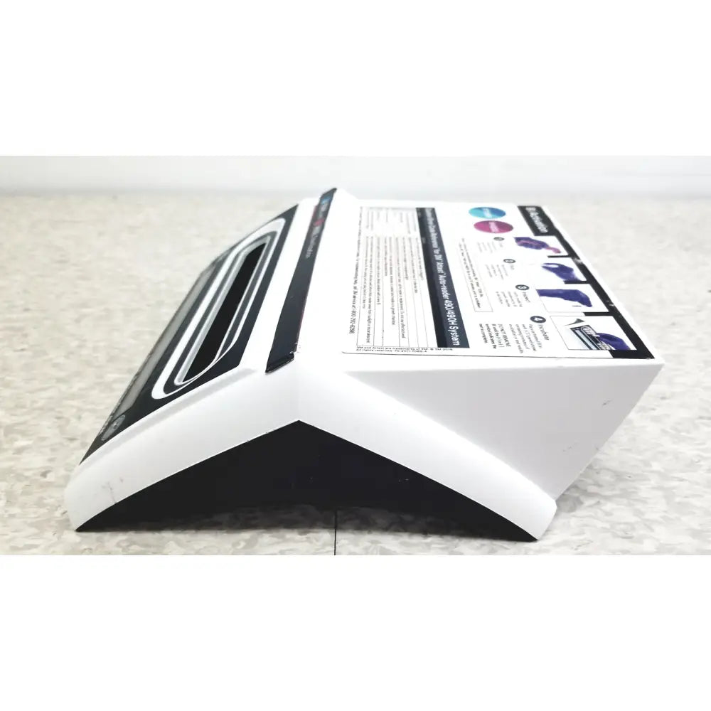 White and black uv nail lamp with sleek angular design used in 3m attest auto-reader 490h vh202 steriliization incubator