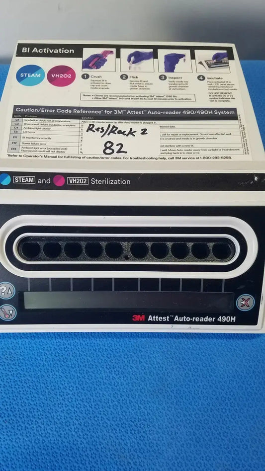 3M Attest Auto-Reader 490H VH202 Sterilization Sterilization Auto-Reader, as-is (for parts) product photo 2