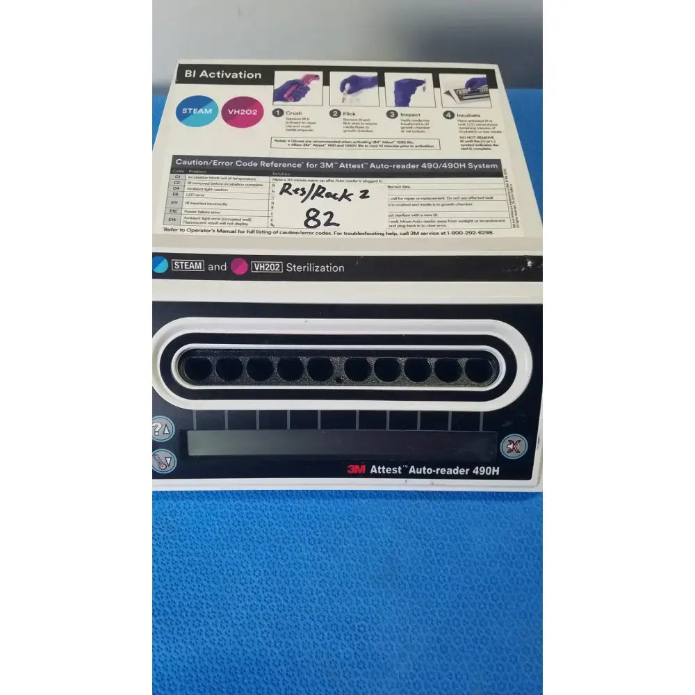 3M Attest Auto-Reader 490H VH202 Sterilization Sterilization Auto-Reader, as-is (for parts) product photo 2
