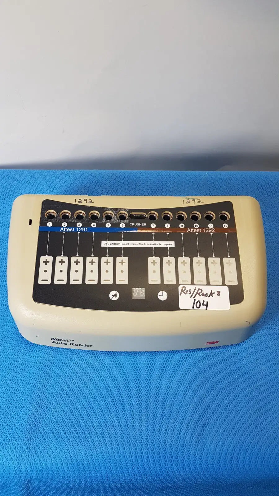 Reuse Medical 3M Attest Auto-Reader Model 290 Biological Indicator Incubator Lab Incubators, as-is (for parts) product photo 1