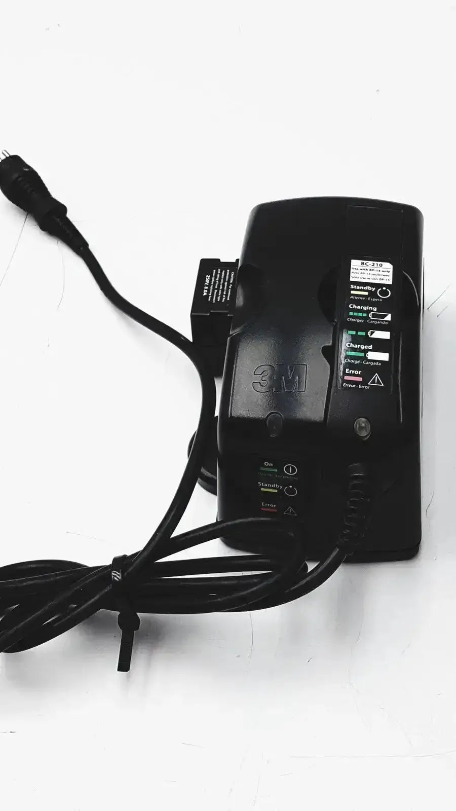 3M BC-100 Smart Battery Charger Power Base BC-210 Battery Charger Base, second-hand product photo 1