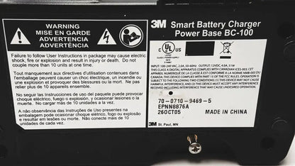 3M BC-100 Smart Battery Charger Power Base BC-210 Battery Charger Base, second-hand product photo 10
