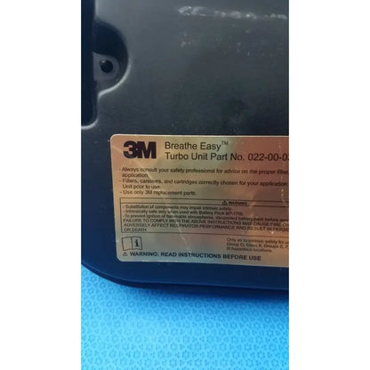 3M Breathe Easy Turbo Unit – Air Purifying Respirator Blower Assembly Air Purifying Respirator Blower Assembly, second-hand product photo 3