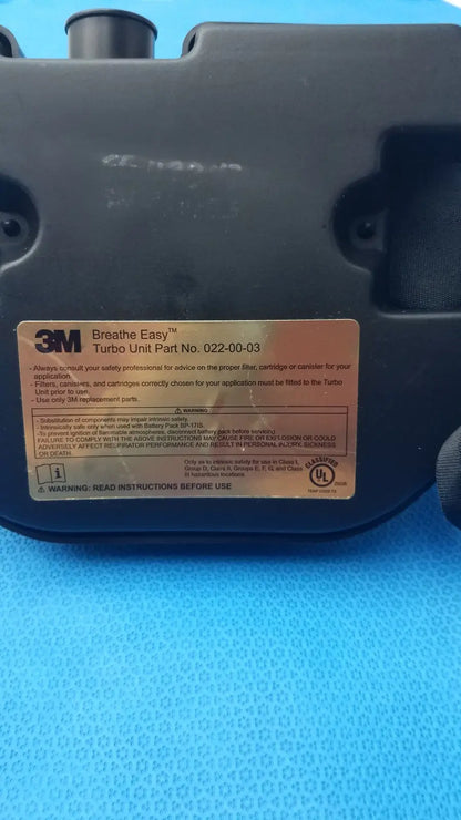 3M Breathe Easy Turbo Unit – Air Purifying Respirator Blower Assembly Air Purifying Respirator Blower Assembly, second-hand product photo 2