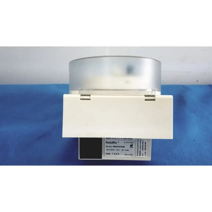 White 3M ESPE Rotomix capsule mixing unit 120v with translucent cylindrical top and metallic hinge details
