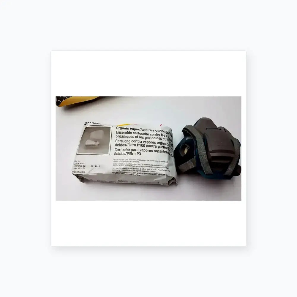 3M Mask Cool Flow Valve Respirator Filtration Efficiency Pro Respirator Mask, second-hand product photo 6