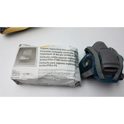 3M Mask Cool Flow Valve Respirator Filtration Efficiency Pro Respirator Mask, second-hand product photo 6