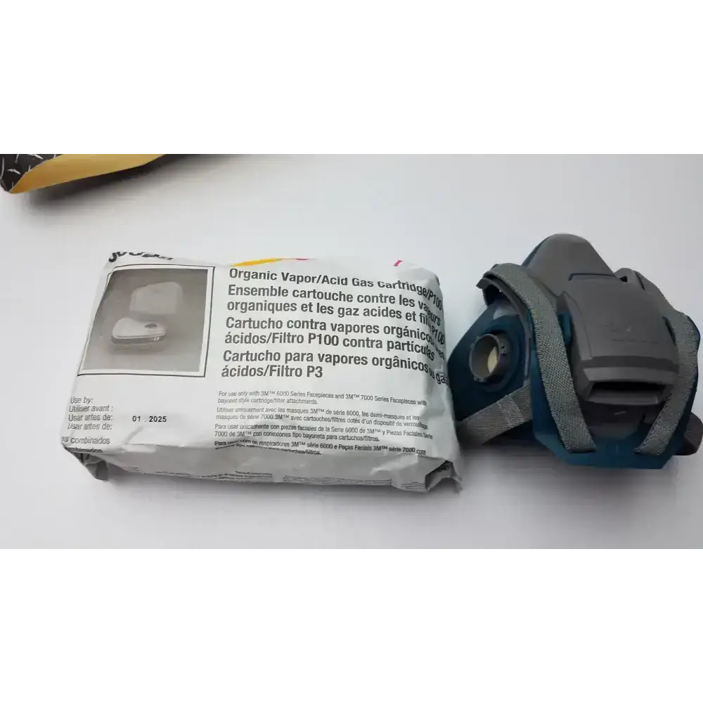 3M Mask Cool Flow Valve Respirator Filtration Efficiency Pro Respirator Mask, new product photo 6