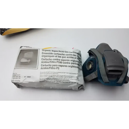 3M Mask Cool Flow Valve Respirator Filtration Efficiency Pro Respirator Mask, second-hand product photo 6