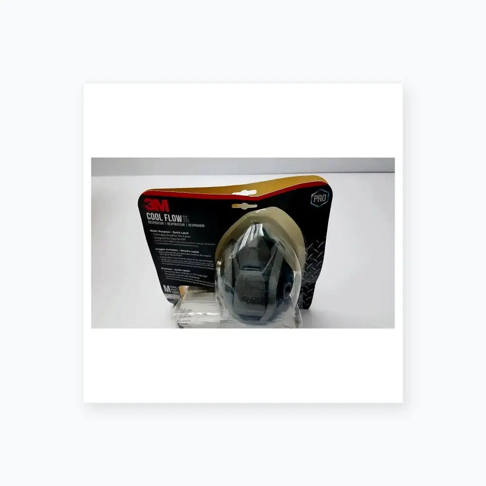 3M Mask Cool Flow Valve Respirator Filtration Efficiency Pro Respirator Mask, second-hand product photo 1