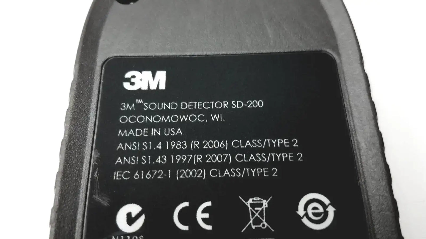 3M SD-200 Sound Level Meter Sound Level Meter, second-hand product photo 6