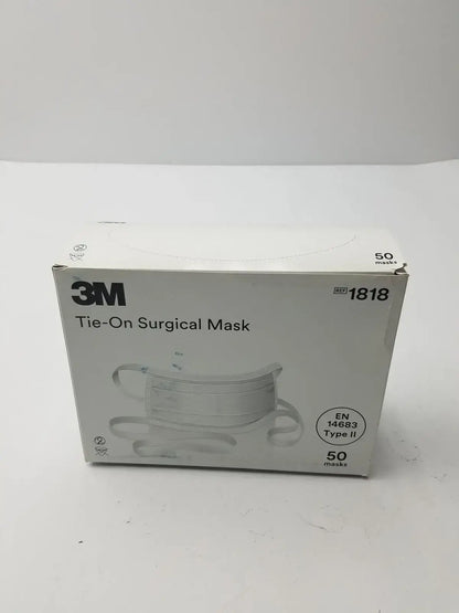 3M Tie-On Surgical Mask EN14683 Type II Blue 1818 Surgical Mask, second-hand product photo 6