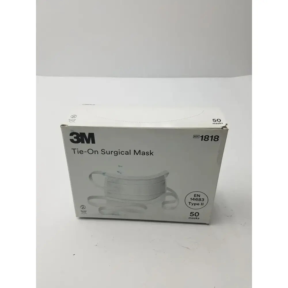 3M Tie-On Surgical Mask EN14683 Type II Blue 1818 Surgical Mask, second-hand product photo 6