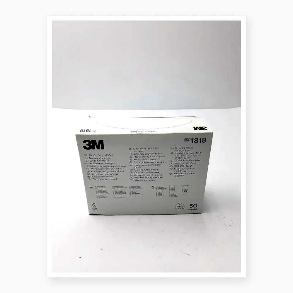 3M Tie-On Surgical Mask EN14683 Type II Blue 1818 Surgical Mask, second-hand product photo 4