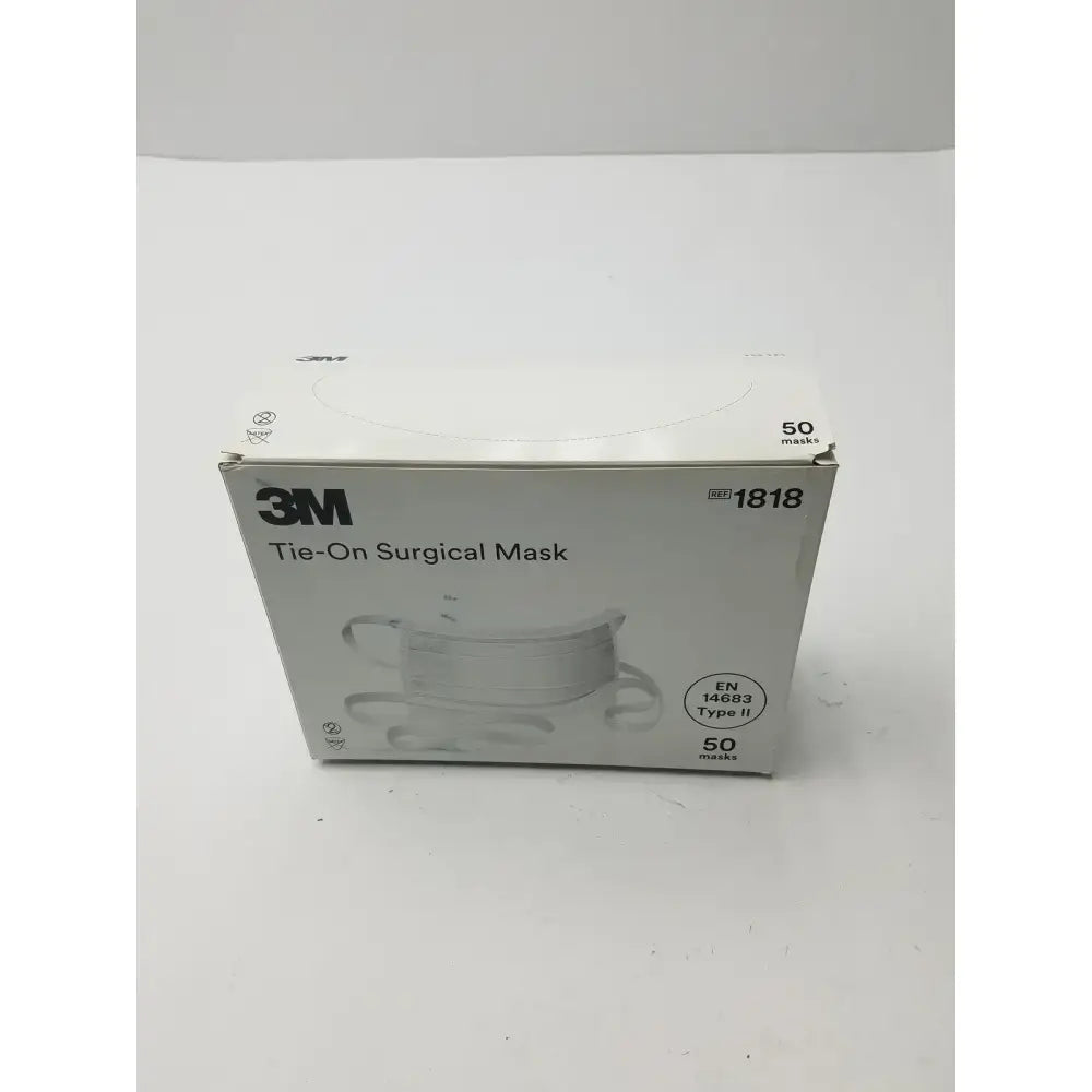3M Tie-On Surgical Mask EN14683 Type II Blue 1818 Surgical Mask, second-hand product photo 2