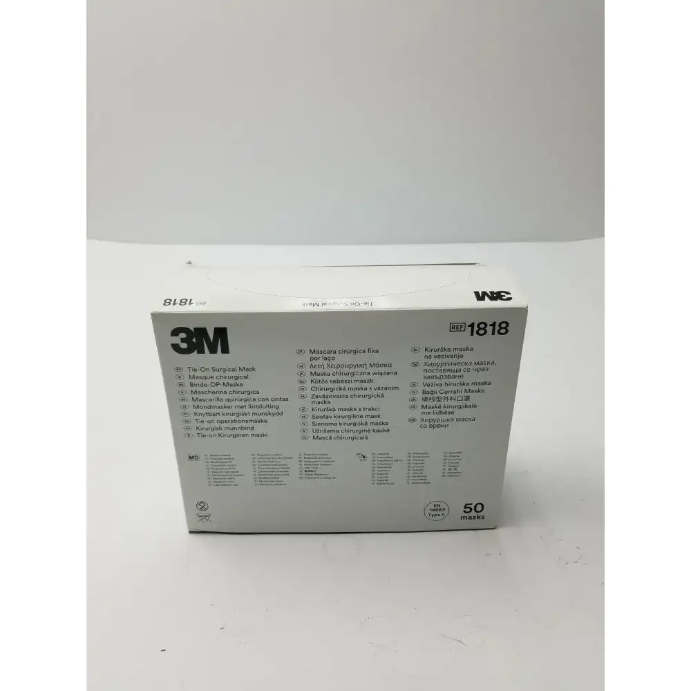 3M Tie-On Surgical Mask EN14683 Type II Blue 1818 Surgical Mask, second-hand product photo 4