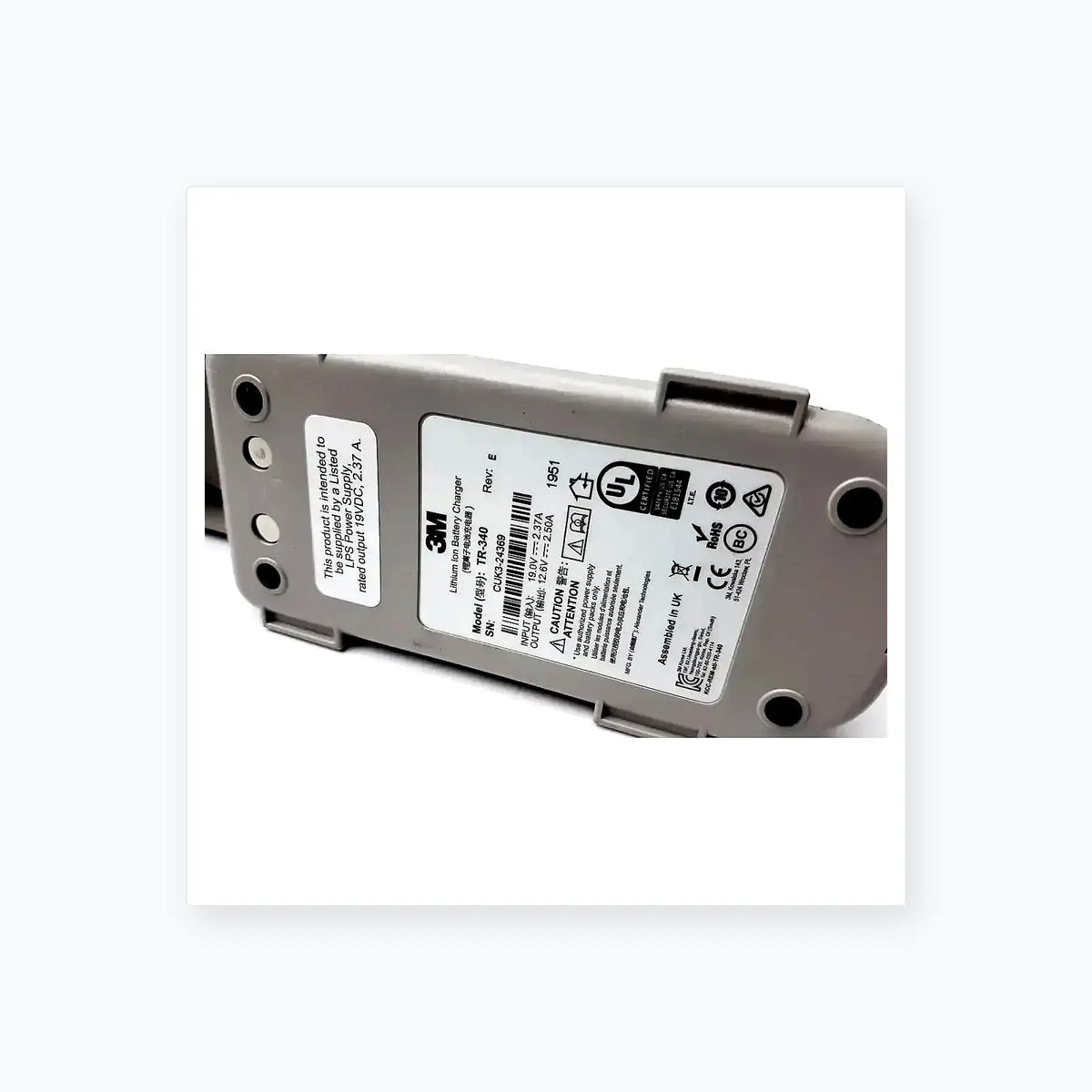 3M TR-340 Lithium ion Battery Charger | TR-332 Battery Battery Charger, second-hand product photo 5