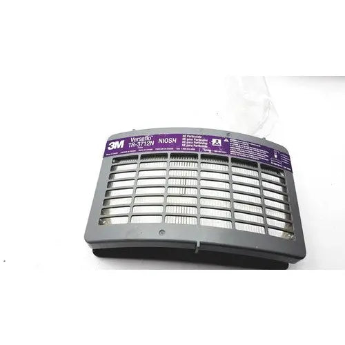 Gray 3m tr-3712n replacement he filter with purple label and grid design for versaflo tr-300 respirator system