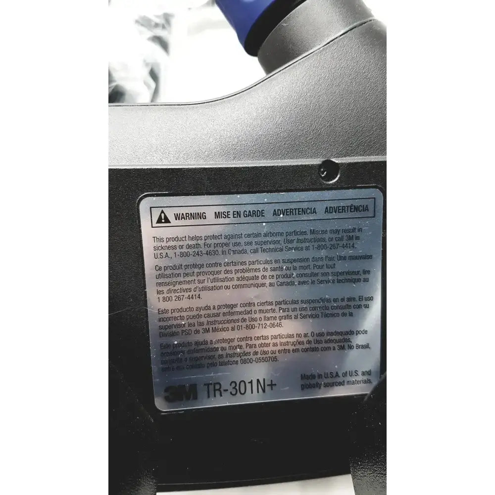 3M Versaflo Blower TR 300+ Powered Air Purifying Respiirator PAPR Blower Unit, second-hand product photo 7