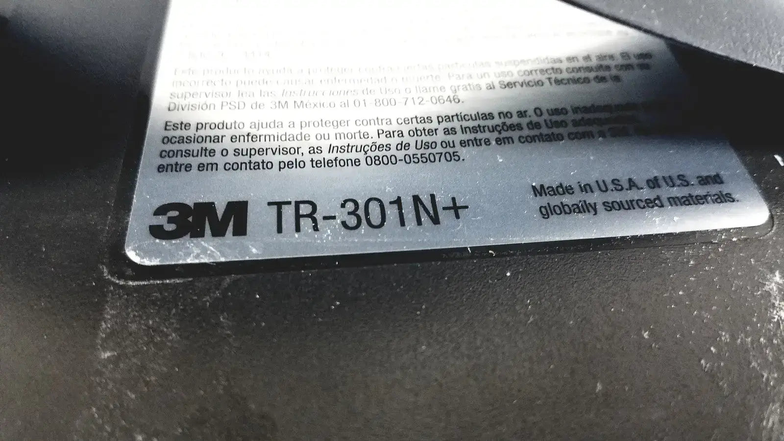 3M Versaflo TR-300+ Powered Air Purifying Blower TR-301N+ PAPR Blower Unit, second-hand product photo 7