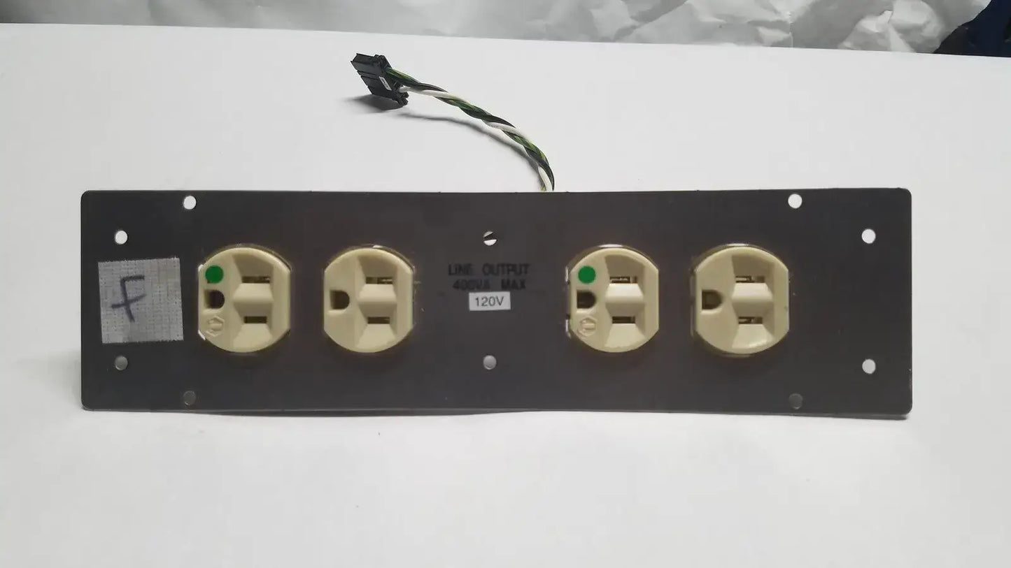 Generic 4 Female Electric Board Strip, Line Output 400VA Max Power Strip, second-hand product photo 1