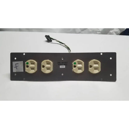 Generic 4 Female Electric Board Strip, Line Output 400VA Max Power Strip, second-hand product photo 1