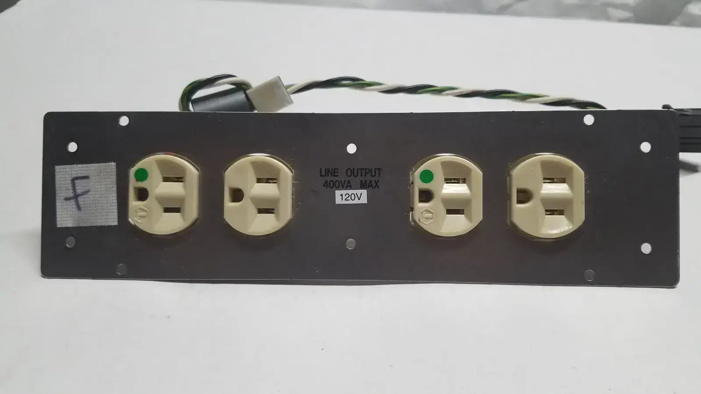 Generic 4 Female Electric Board Strip, Line Output 400VA Max Power Strip, second-hand product photo 2