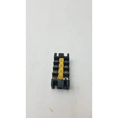 Generic 4 Positions Screw Electric Wire Connection Barrier Terminal Strip Barrier Terminal Strip, second-hand product photo 2
