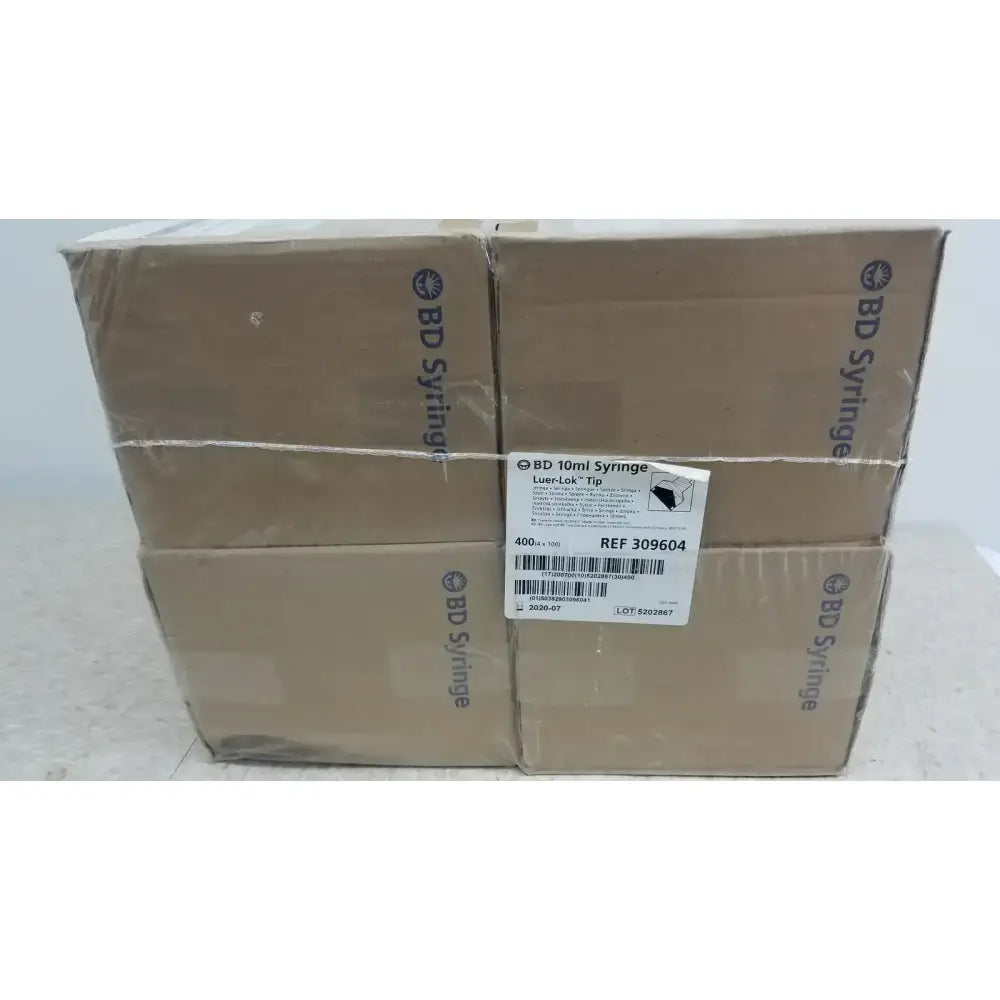 BD 400 (4x100) Piece BD 10ml Syriinge Luer Lok Tip Ref 309604 Syringes, second-hand product photo 1