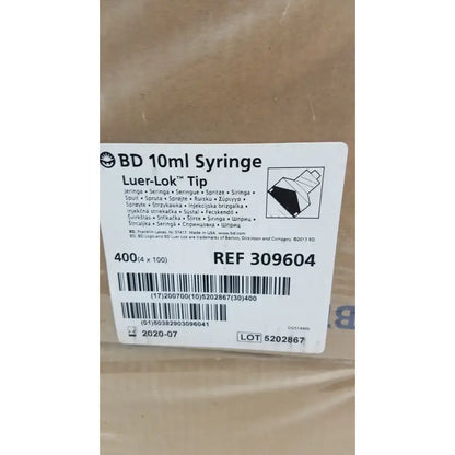 BD 400 (4x100) Piece BD 10ml Syriinge Luer Lok Tip Ref 309604 Syringes, second-hand product photo 8