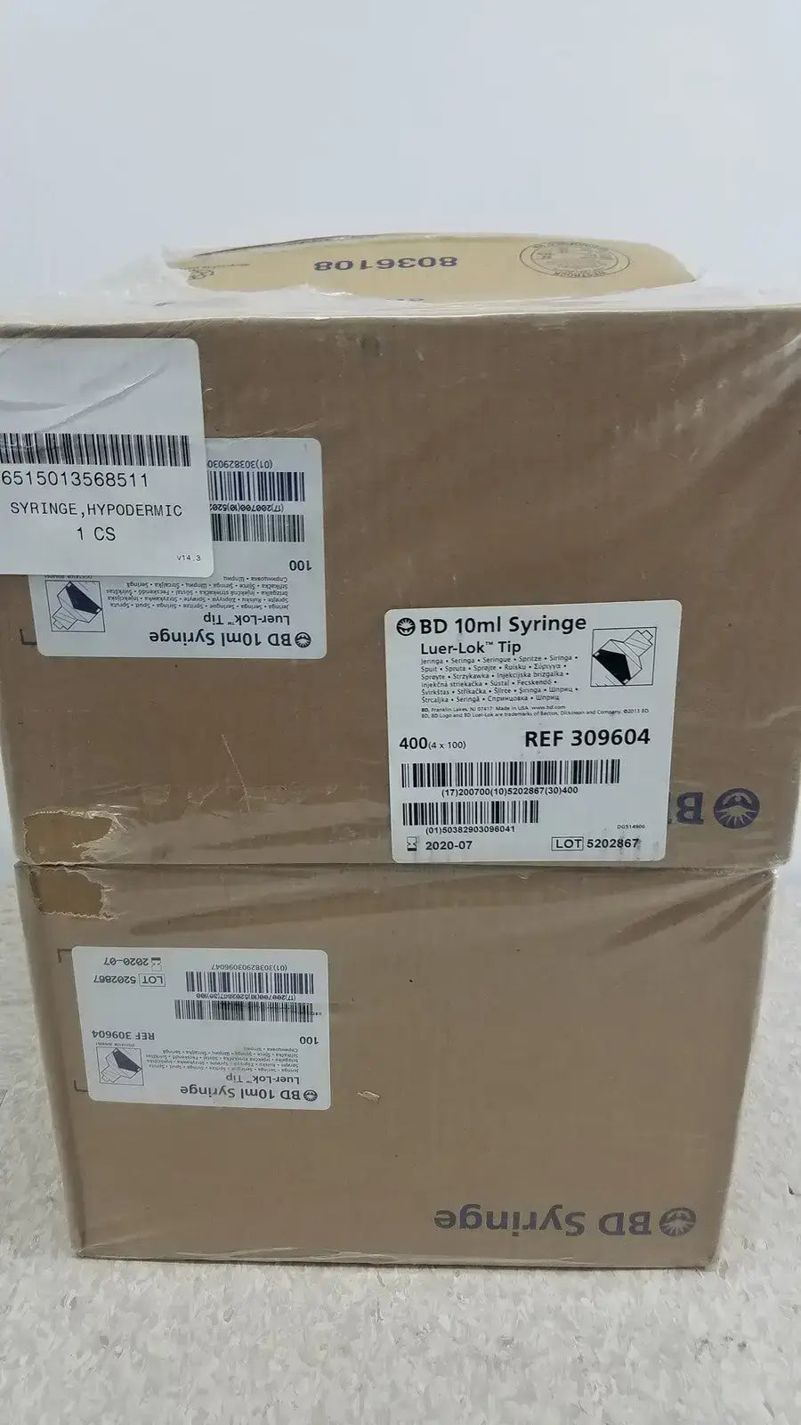 BD 400 (4x100) Piece BD 10ml Syriinge Luer Lok Tip Ref 309604 Syringes, new product photo 7