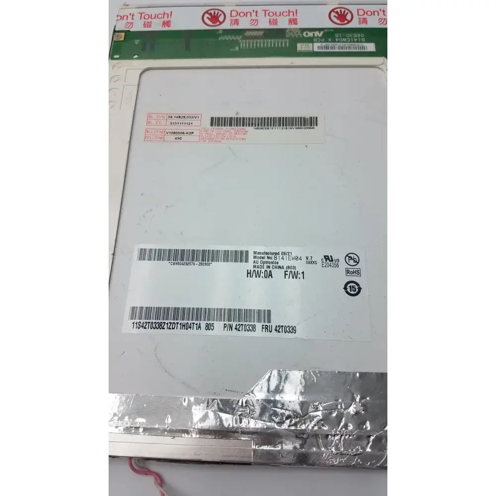 Generic 42T0595 B141EW04 V.7 14.1” WXGA LCD Screen for Lenovo ThinkPad T400 R400 Laptop LCD Screen, as-is (for parts) product photo 5