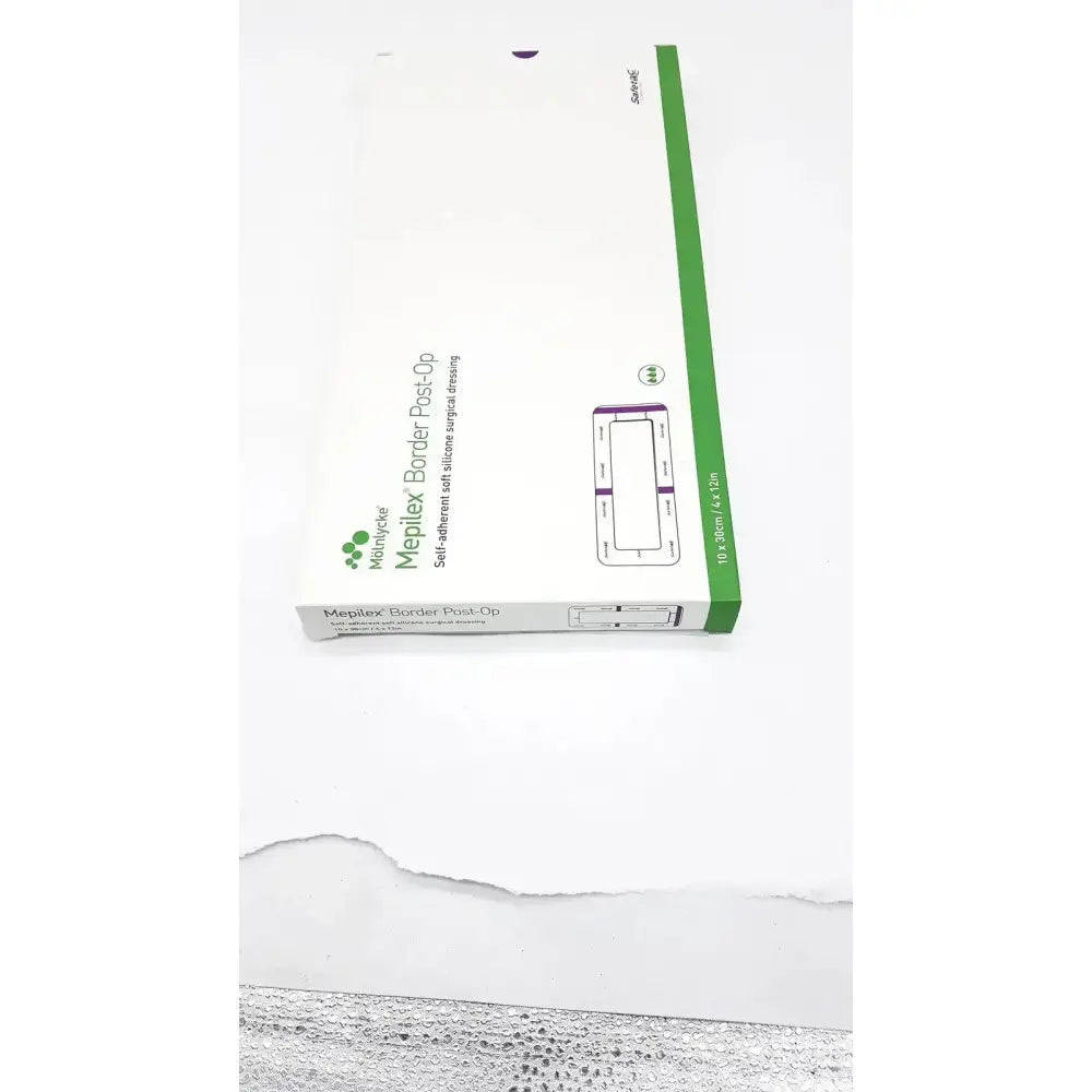 Mepliex 5 Pcs Mepliex Border Post-Op 4 x 12 inches Ref: 496605 Wound Dressing, second-hand product photo 2