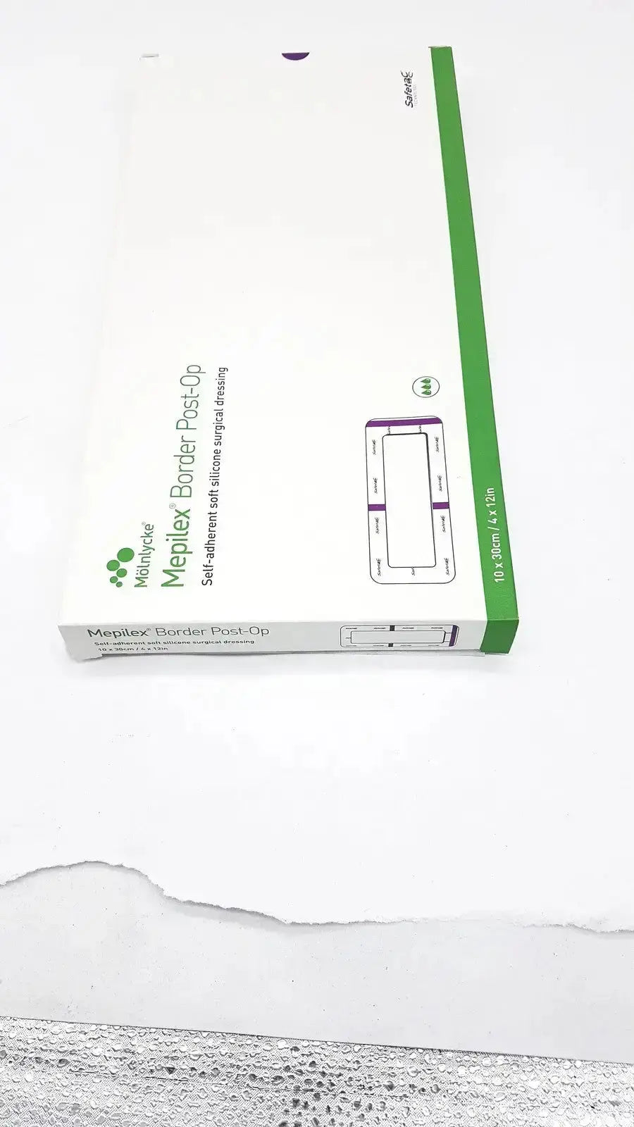 Mepliex 5 Pcs Mepliex Border Post-Op 4 x 12 inches Ref: 496605 Wound Dressing, second-hand product photo 2