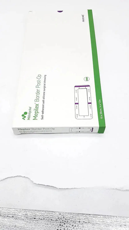 Mepliex 5 Pcs Mepliex Border Post-Op 4 x 12 inches Ref: 496605 Wound Dressing, second-hand product photo 2